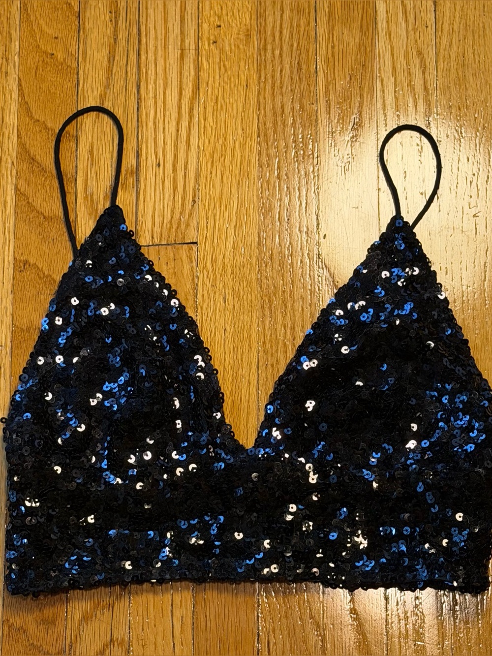 Sequin Crop Top